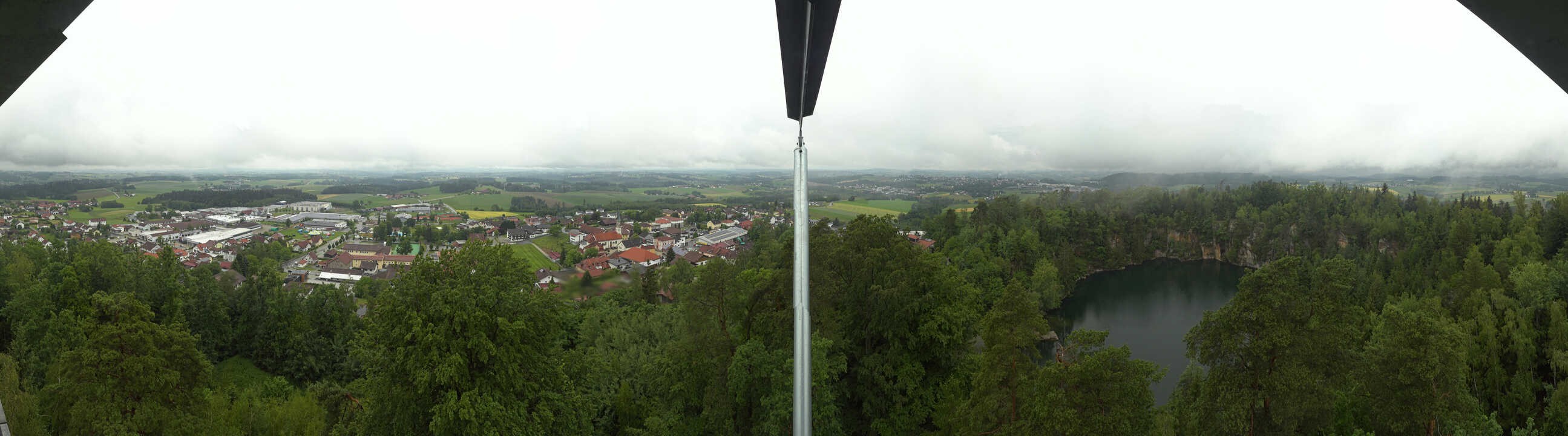 Archiv Foto Webcam Aussichtsturm am Steinbruch Büchlberg