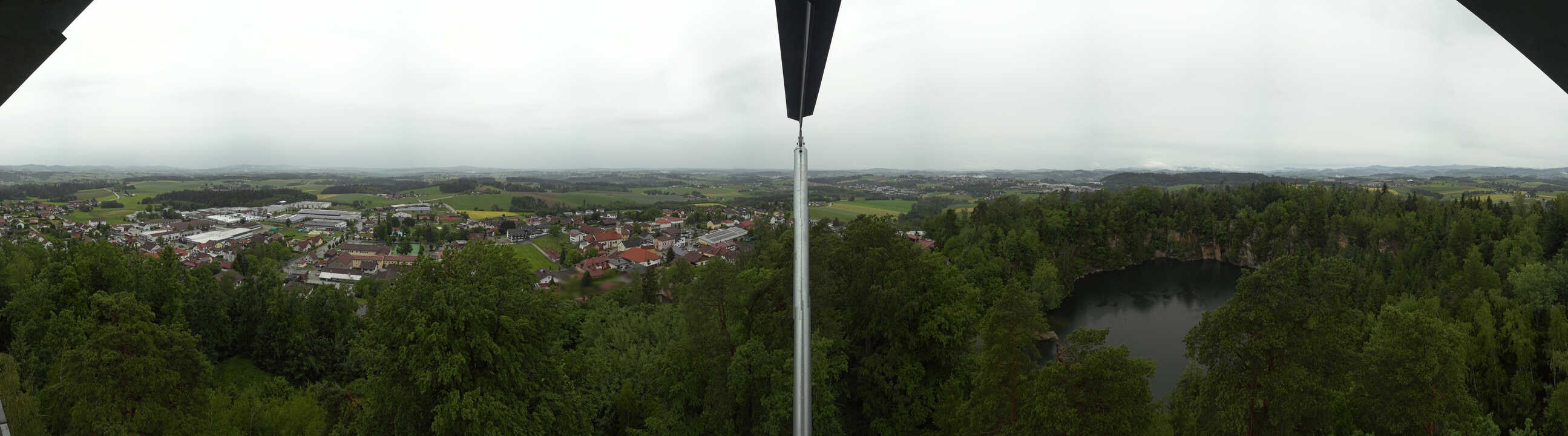Archiv Foto Webcam Aussichtsturm am Steinbruch Büchlberg