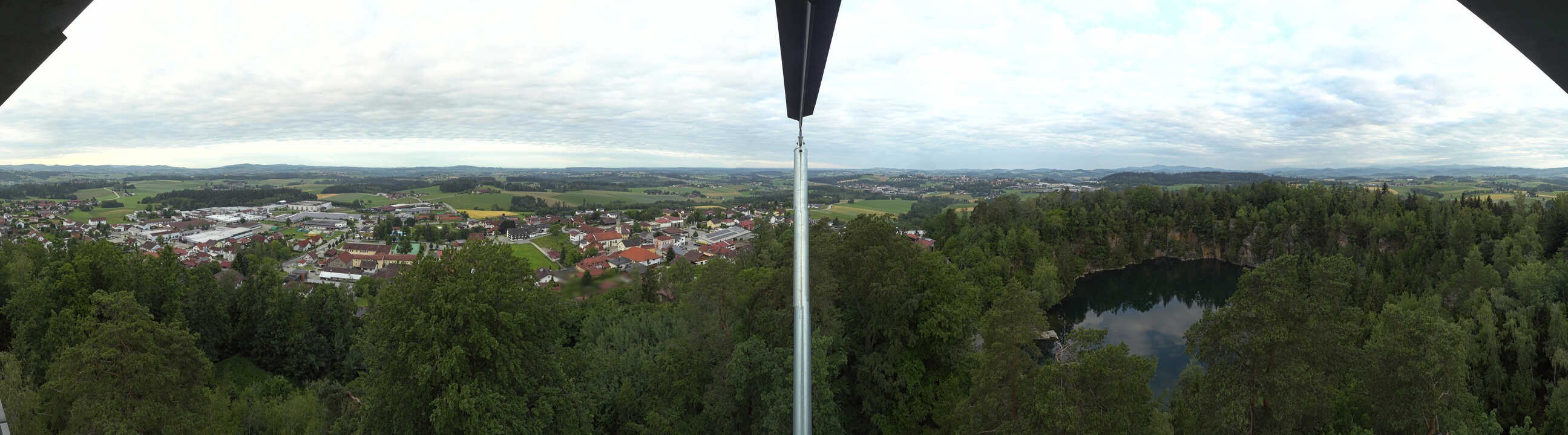Archiv Foto Webcam Aussichtsturm am Steinbruch Büchlberg