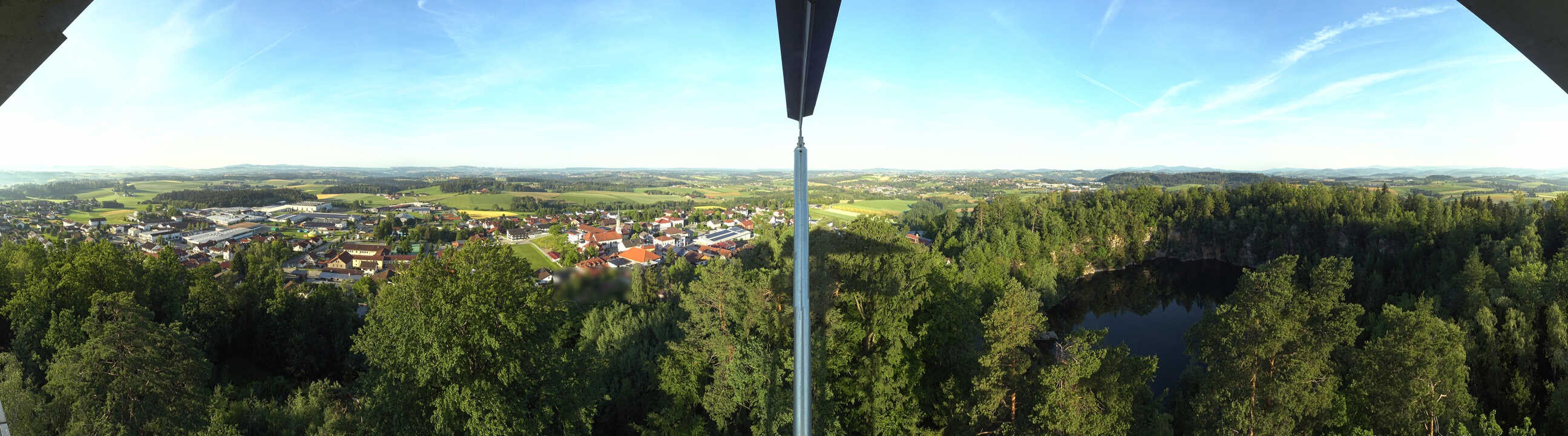 Archiv Foto Webcam Aussichtsturm am Steinbruch Büchlberg