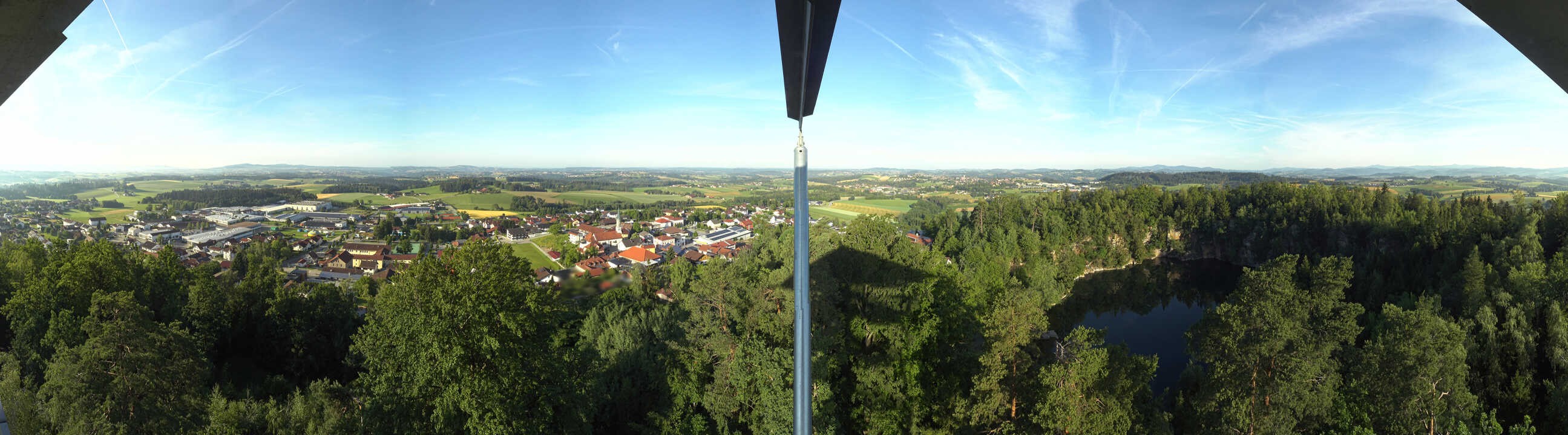 Archiv Foto Webcam Aussichtsturm am Steinbruch Büchlberg
