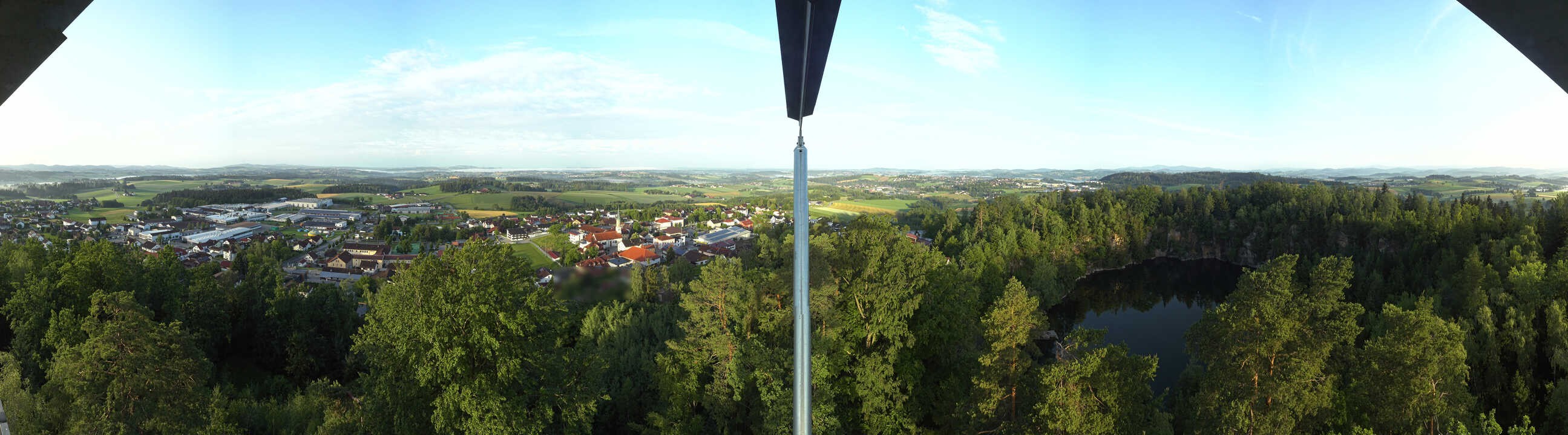 Archiv Foto Webcam Aussichtsturm am Steinbruch Büchlberg