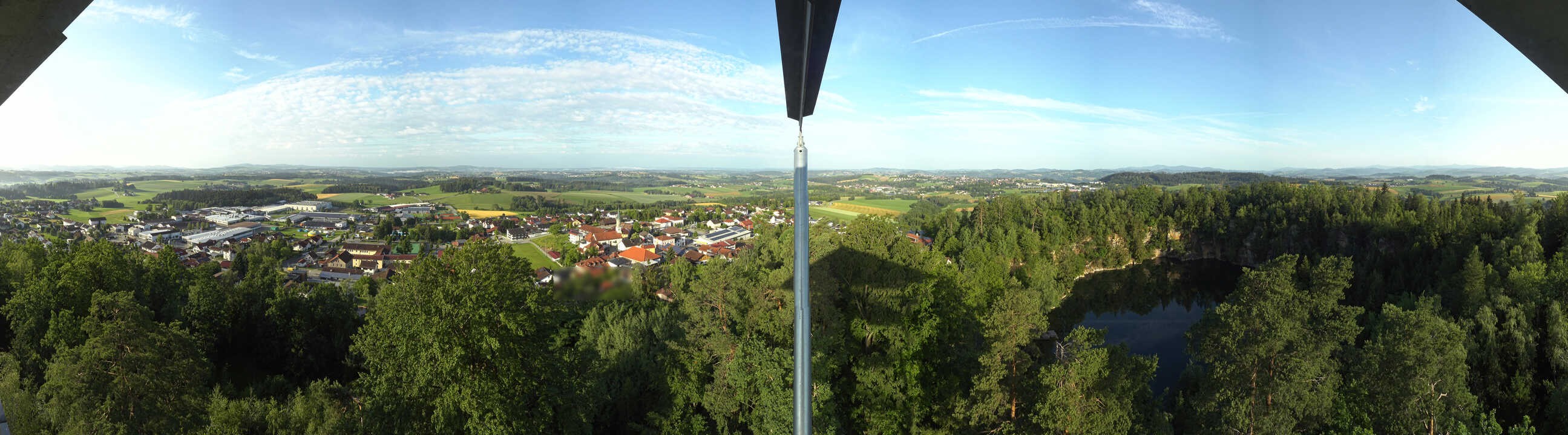 Archiv Foto Webcam Aussichtsturm am Steinbruch Büchlberg