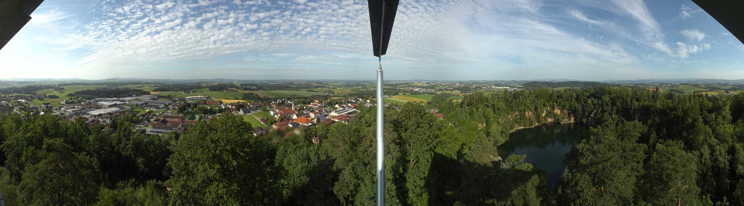 Archiv Foto Webcam Aussichtsturm am Steinbruch Büchlberg
