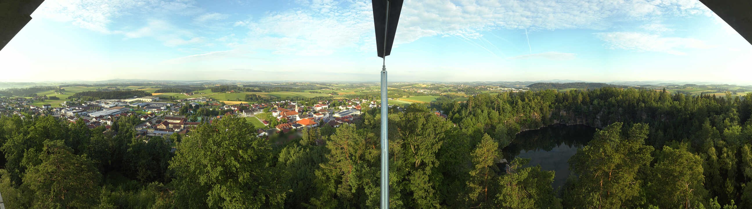 Archiv Foto Webcam Aussichtsturm am Steinbruch Büchlberg