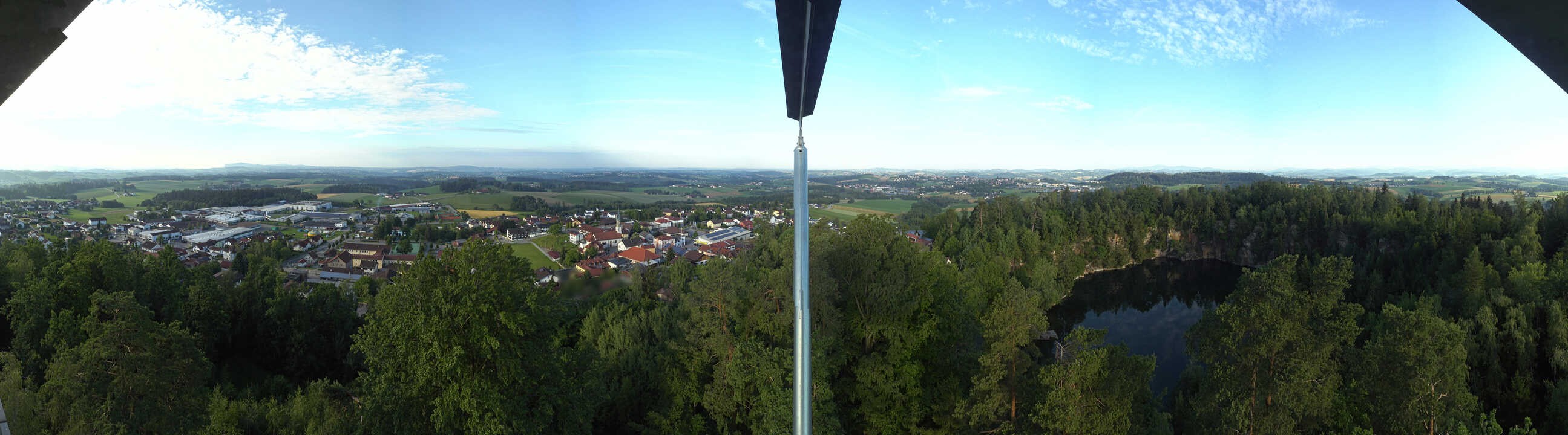 Archiv Foto Webcam Aussichtsturm am Steinbruch Büchlberg