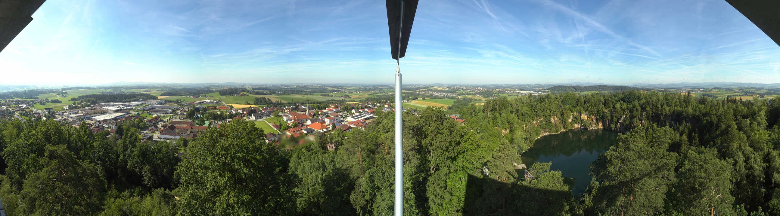 Archived image Webcam Büchlberg - Lookout tower