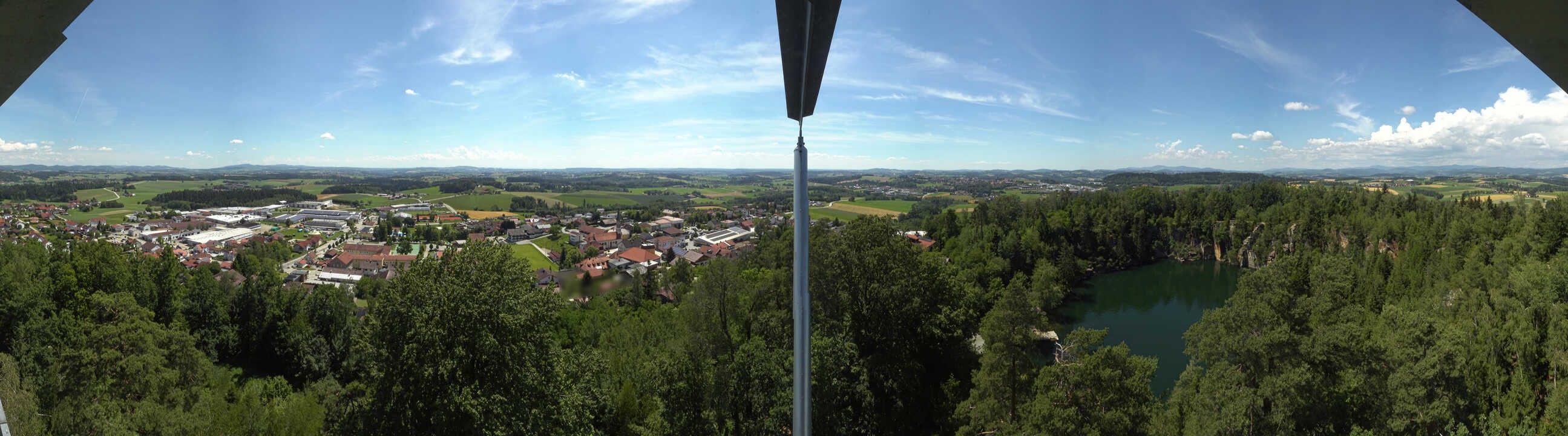 Archiv Foto Webcam Aussichtsturm am Steinbruch Büchlberg