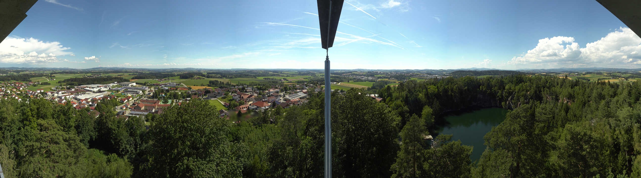 Archiv Foto Webcam Aussichtsturm am Steinbruch Büchlberg