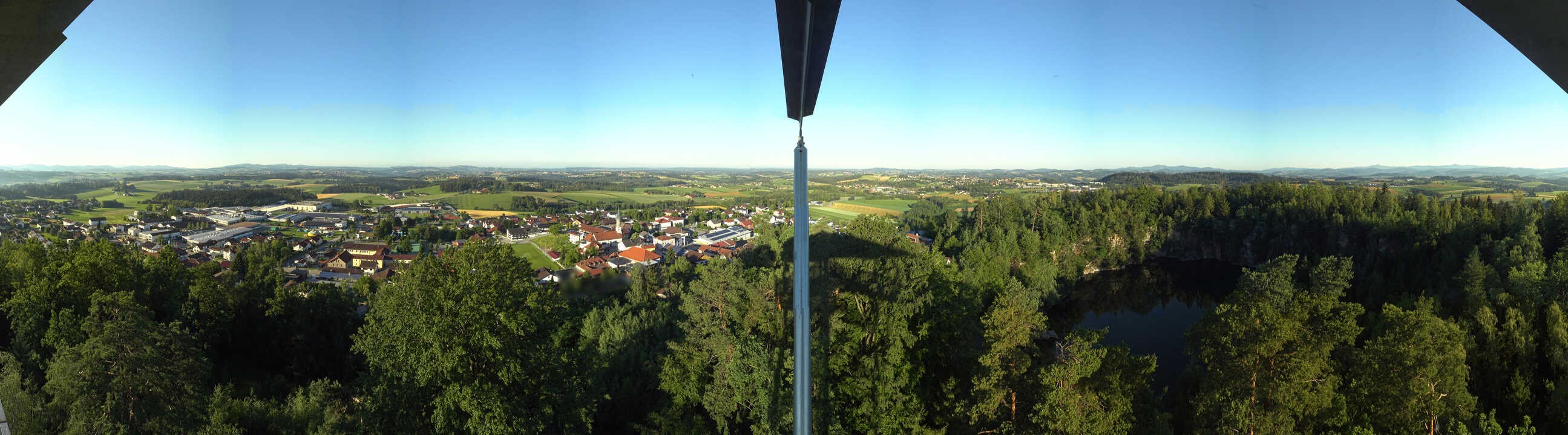 Archiv Foto Webcam Aussichtsturm am Steinbruch Büchlberg