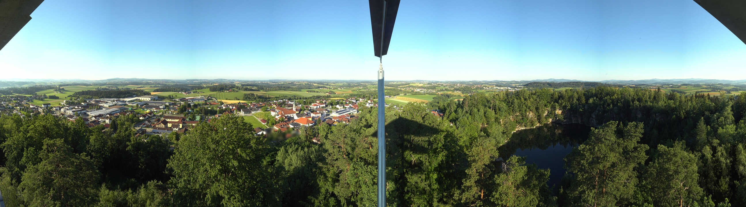 Archiv Foto Webcam Aussichtsturm am Steinbruch Büchlberg