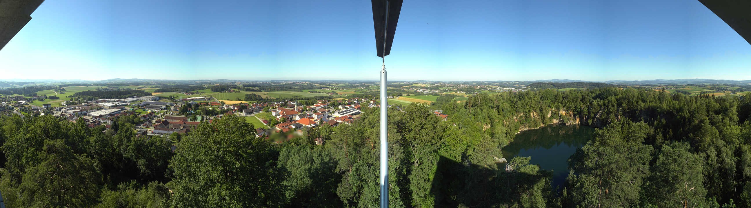 Archiv Foto Webcam Aussichtsturm am Steinbruch Büchlberg