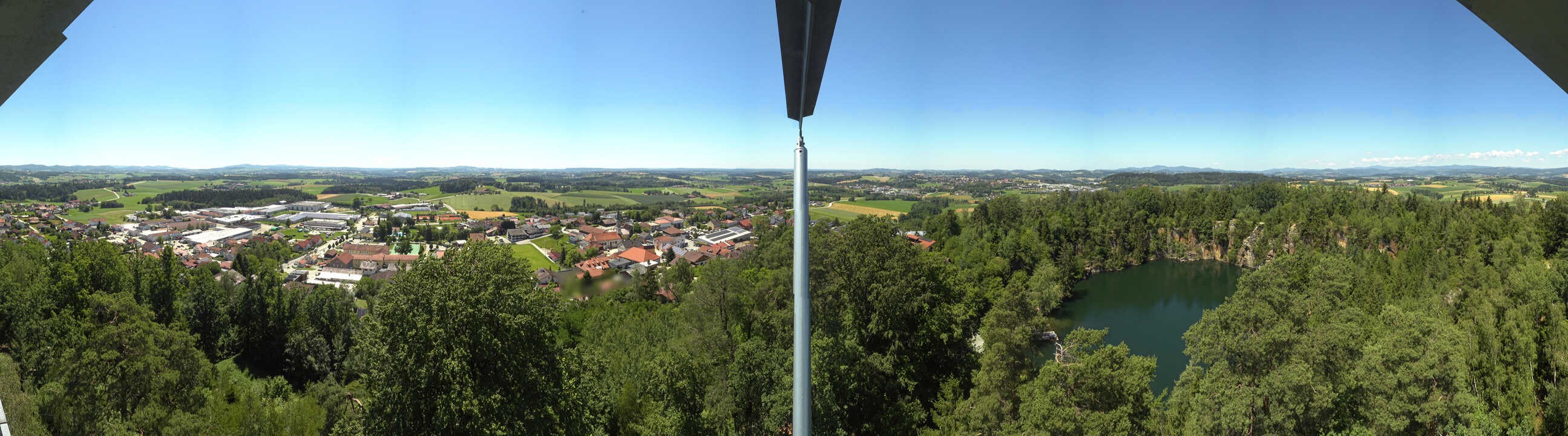 Archiv Foto Webcam Aussichtsturm am Steinbruch Büchlberg