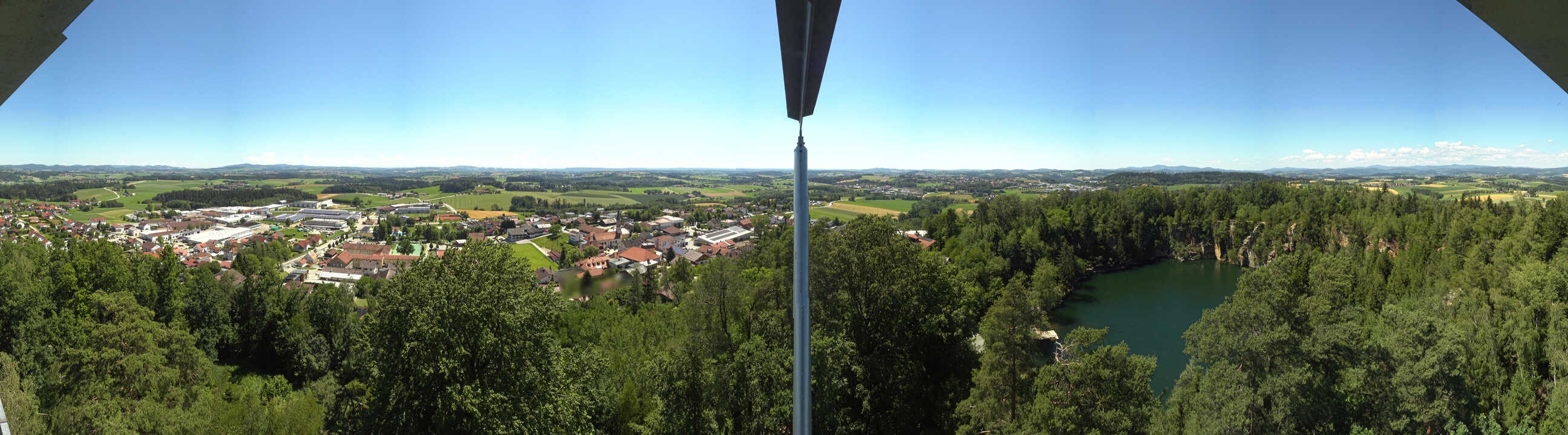 Archiv Foto Webcam Aussichtsturm am Steinbruch Büchlberg