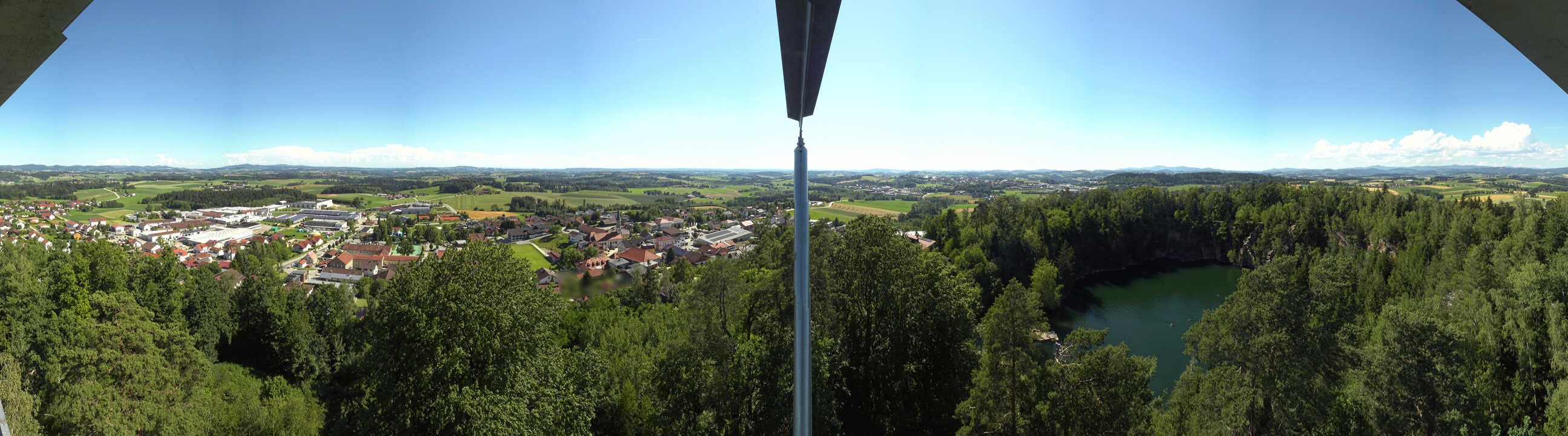 Archiv Foto Webcam Aussichtsturm am Steinbruch Büchlberg