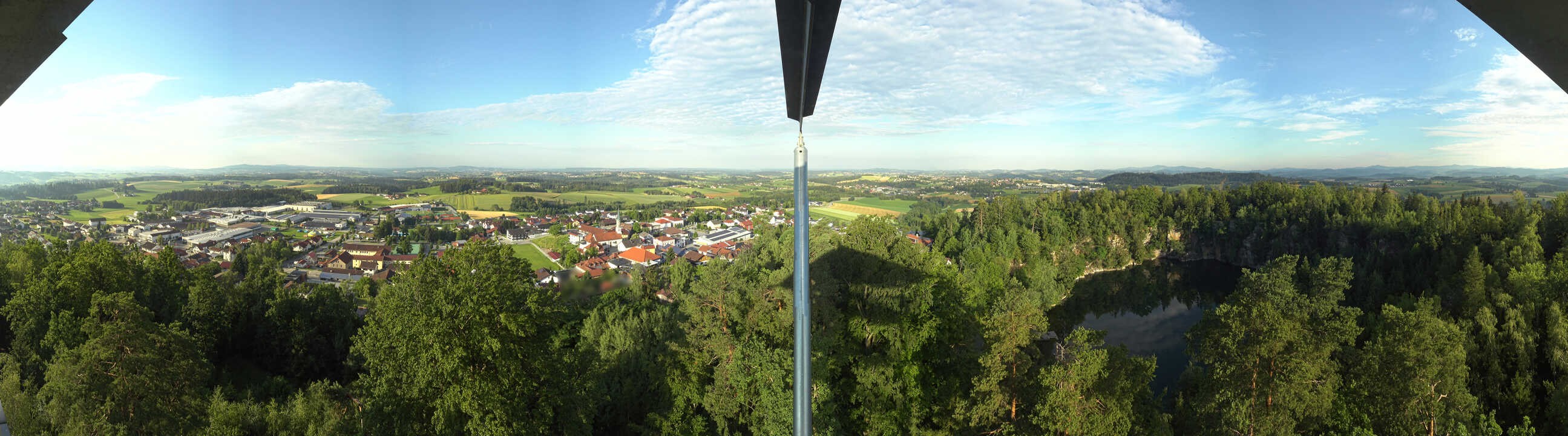 Archiv Foto Webcam Aussichtsturm am Steinbruch Büchlberg