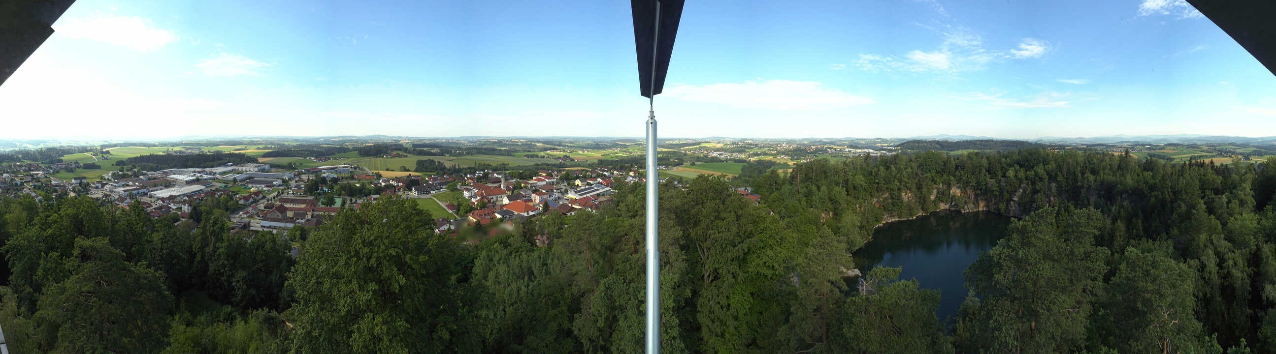 Archiv Foto Webcam Aussichtsturm am Steinbruch Büchlberg