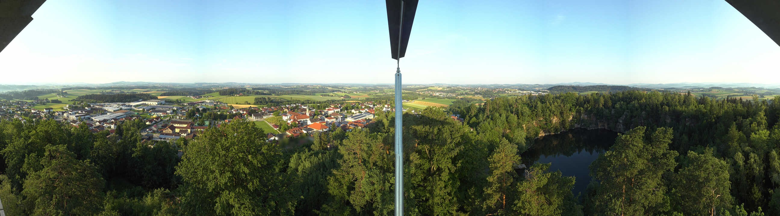 Archiv Foto Webcam Aussichtsturm am Steinbruch Büchlberg