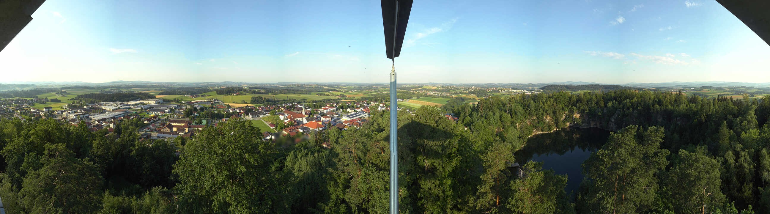 Archiv Foto Webcam Aussichtsturm am Steinbruch Büchlberg