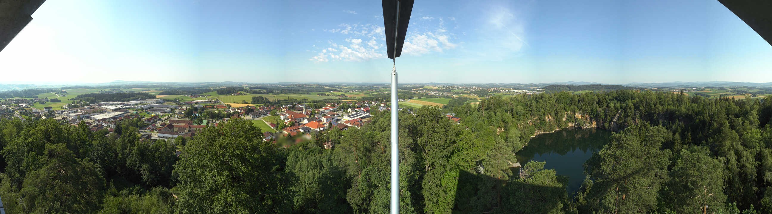 Archiv Foto Webcam Aussichtsturm am Steinbruch Büchlberg