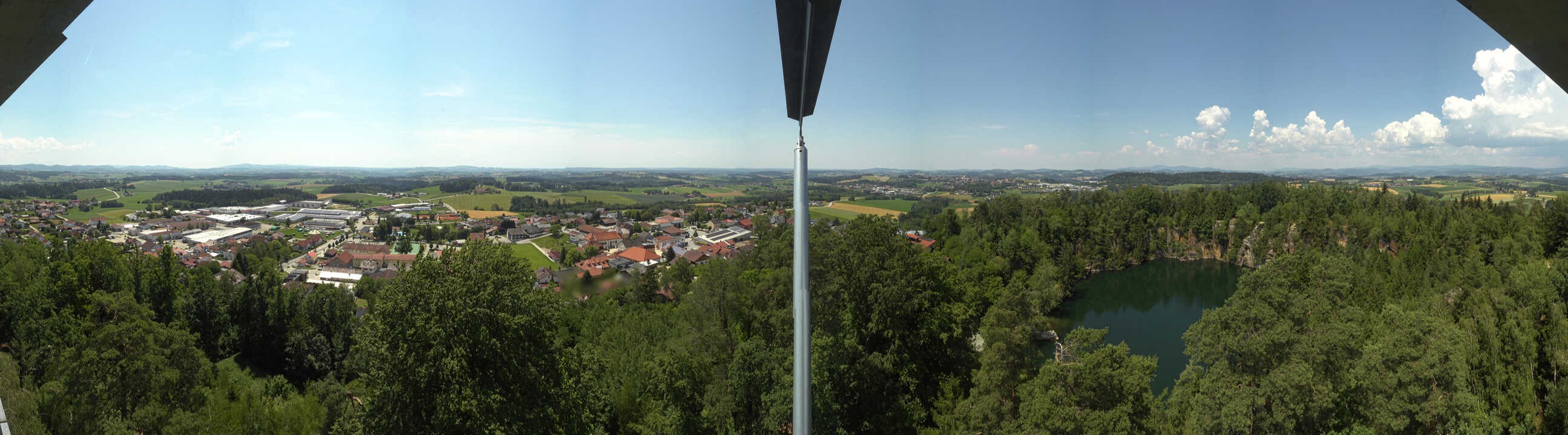 Archiv Foto Webcam Aussichtsturm am Steinbruch Büchlberg