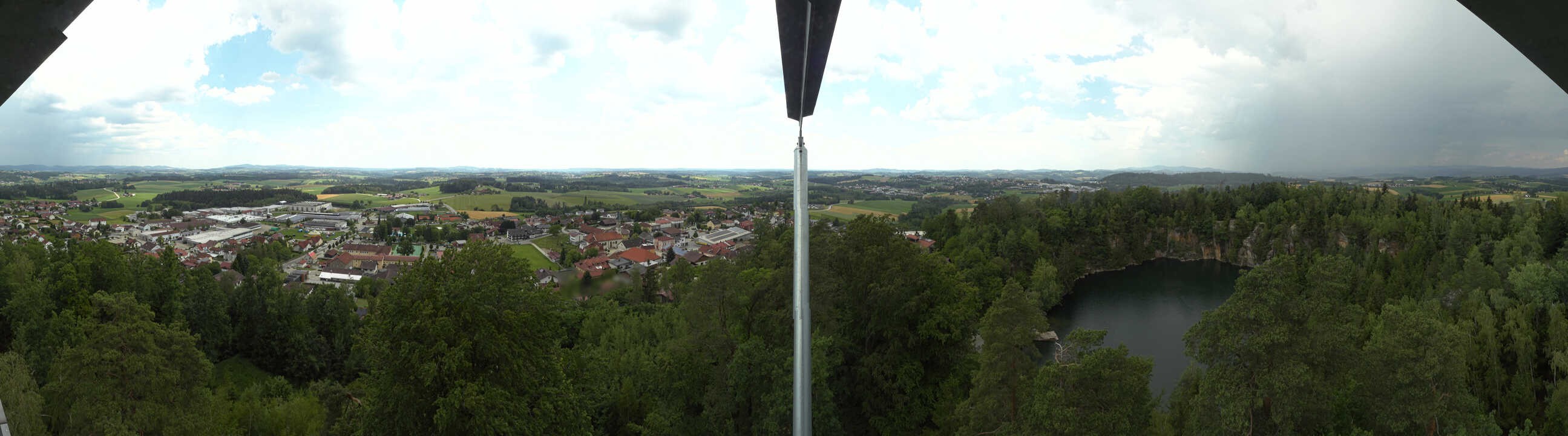 Archiv Foto Webcam Aussichtsturm am Steinbruch Büchlberg