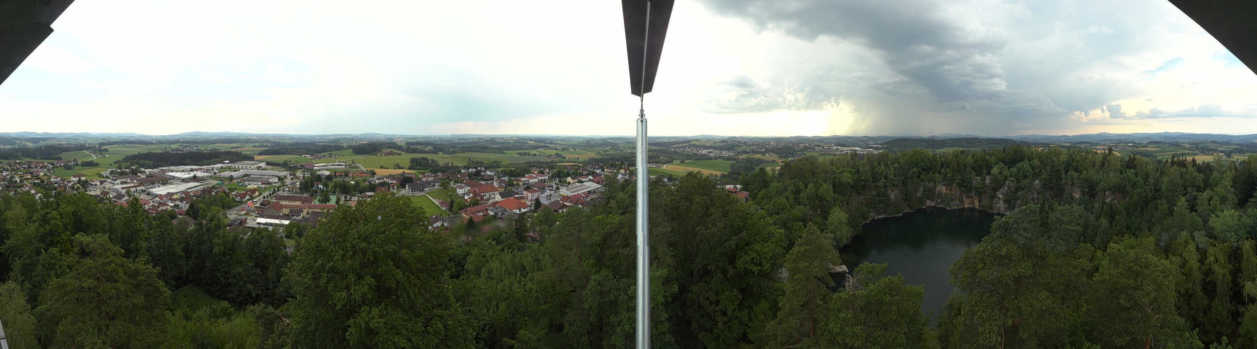 Archiv Foto Webcam Aussichtsturm am Steinbruch Büchlberg