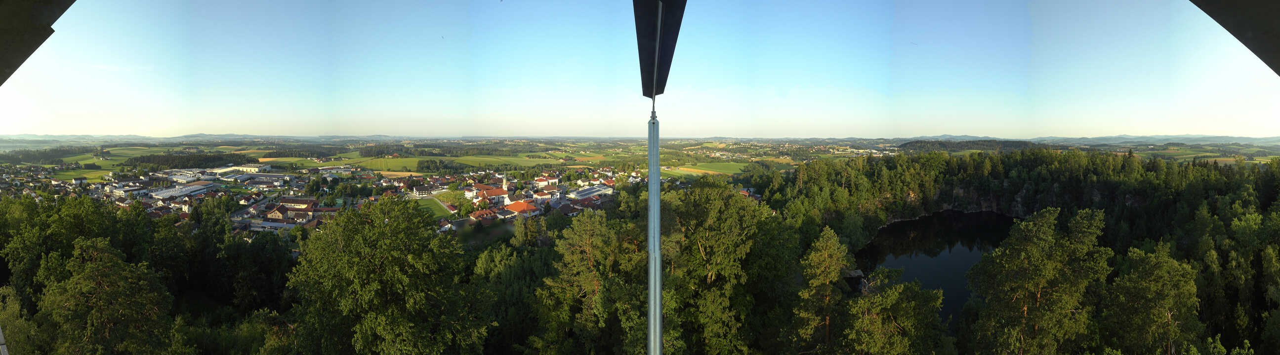 Archived image Webcam Büchlberg - Lookout tower