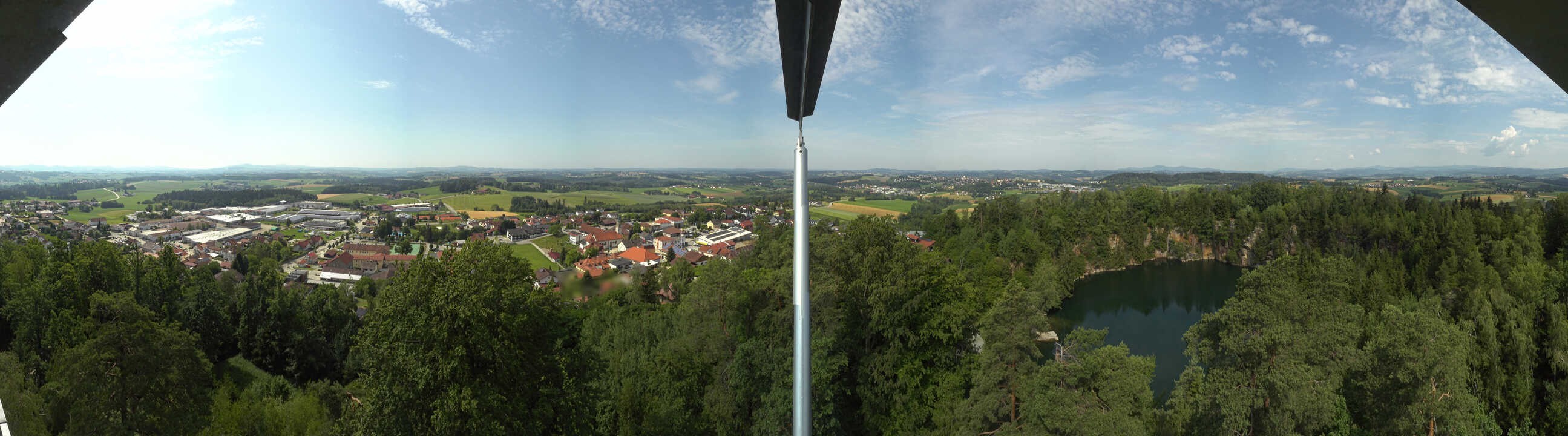 Archived image Webcam Büchlberg - Lookout tower