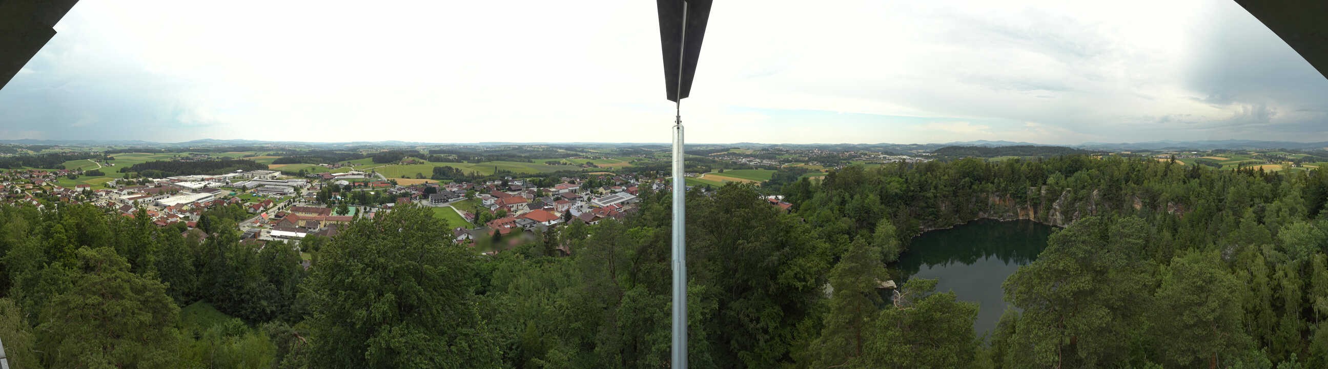 Archiv Foto Webcam Aussichtsturm am Steinbruch Büchlberg