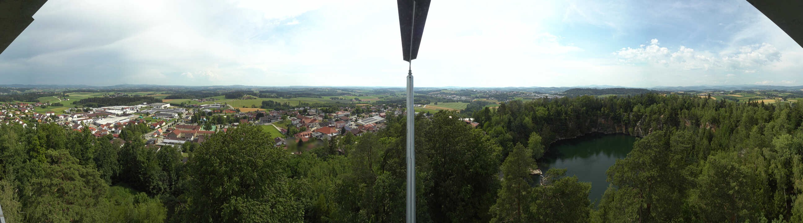 Archiv Foto Webcam Aussichtsturm am Steinbruch Büchlberg