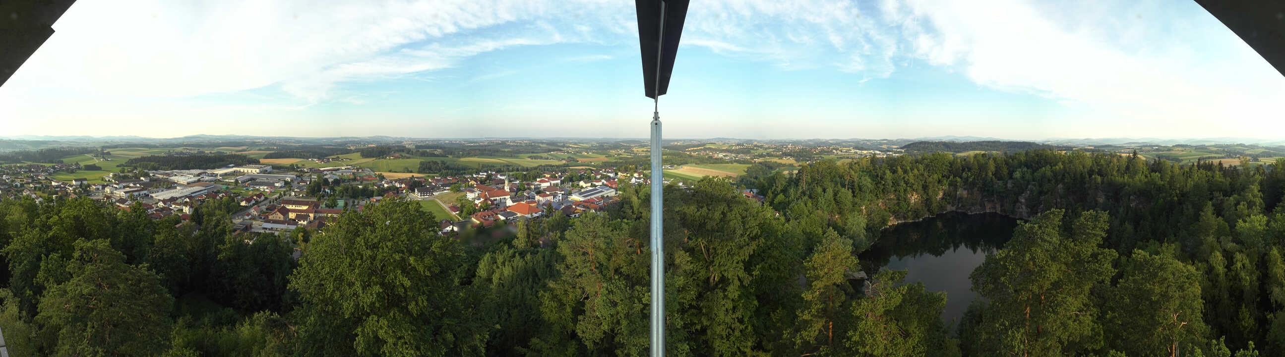 Archived image Webcam Büchlberg - Lookout tower