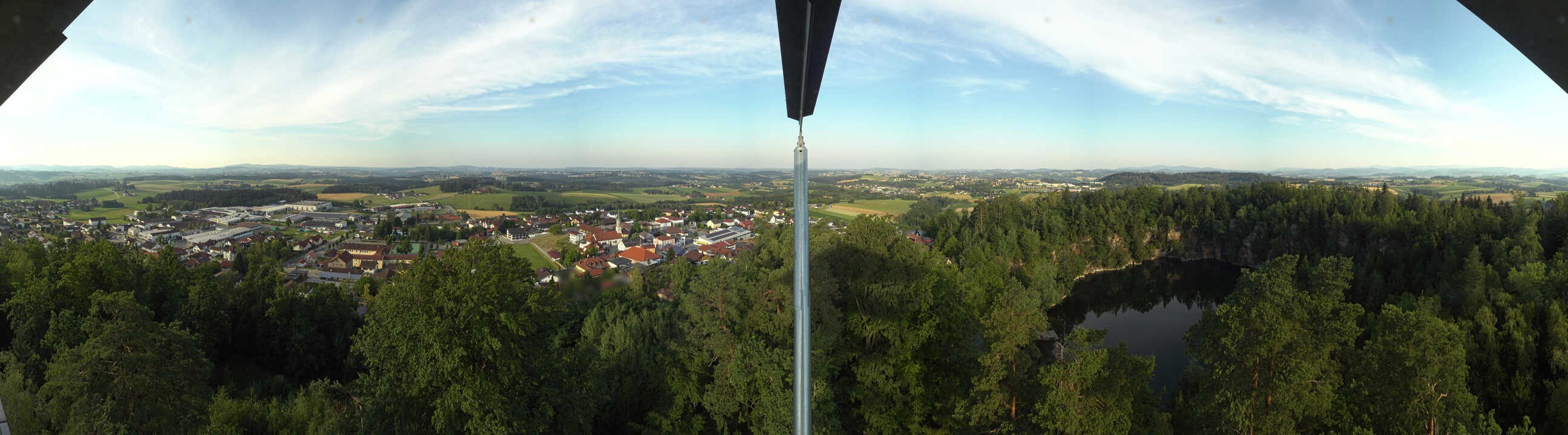 Archived image Webcam Büchlberg - Lookout tower