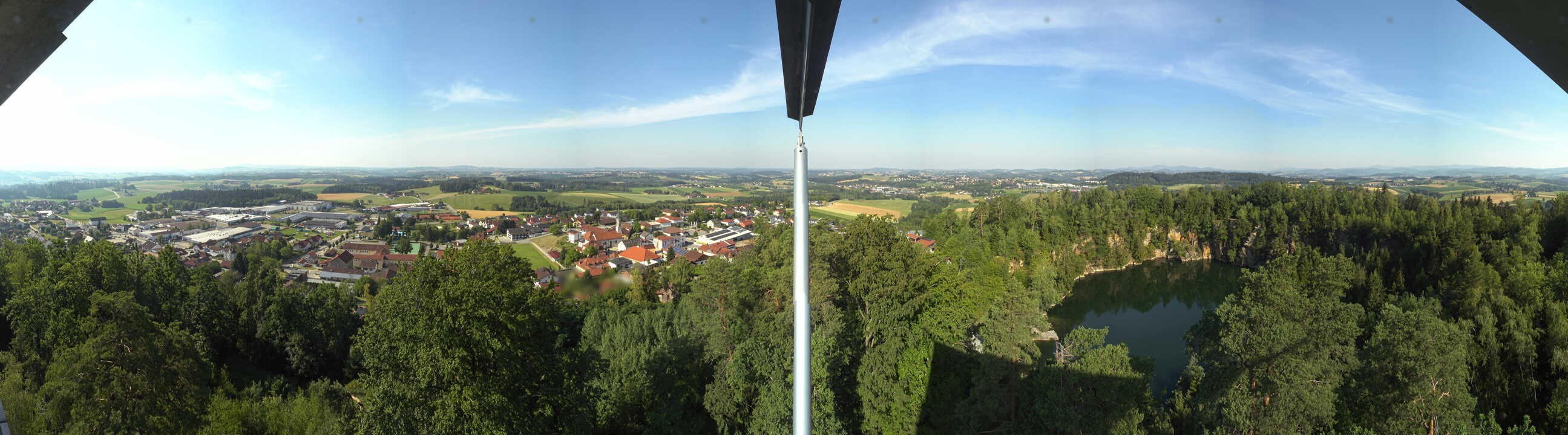 Archived image Webcam Büchlberg - Lookout tower
