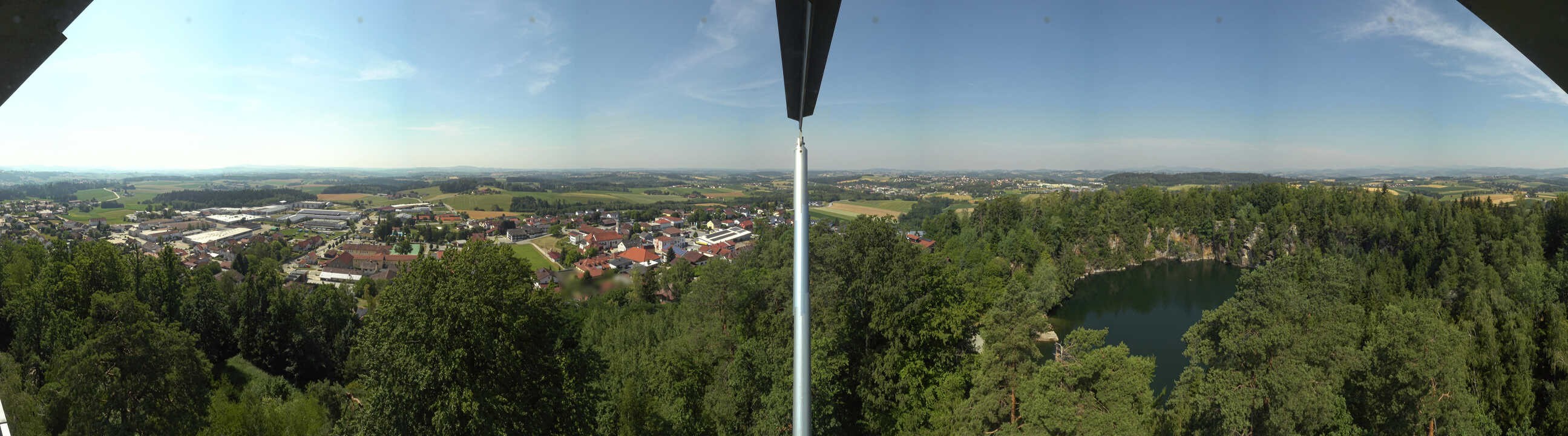Archived image Webcam Büchlberg - Lookout tower
