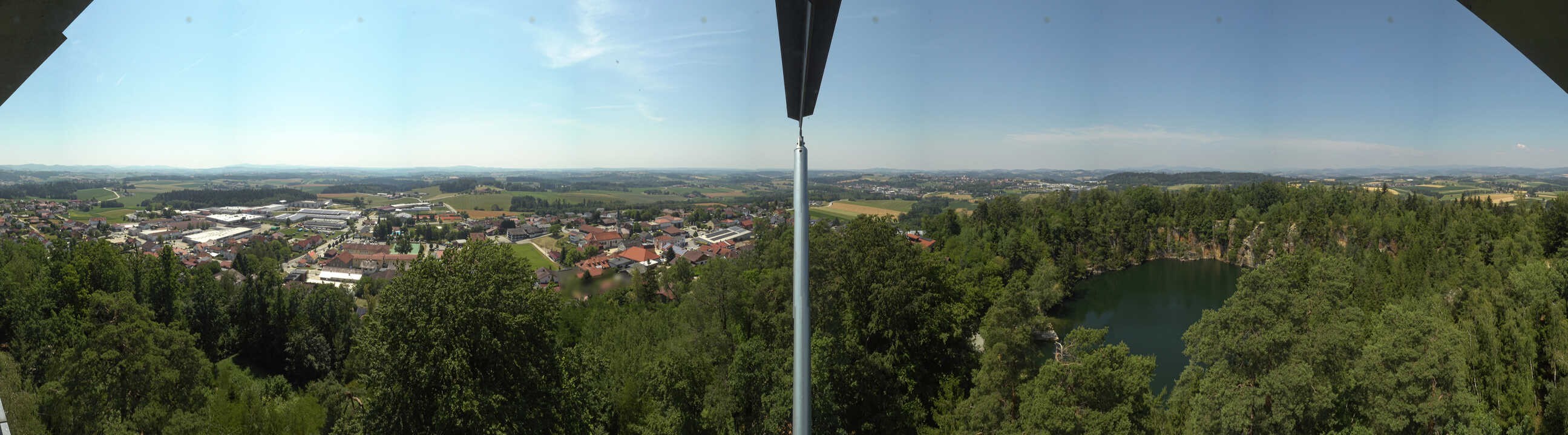 Archived image Webcam Büchlberg - Lookout tower
