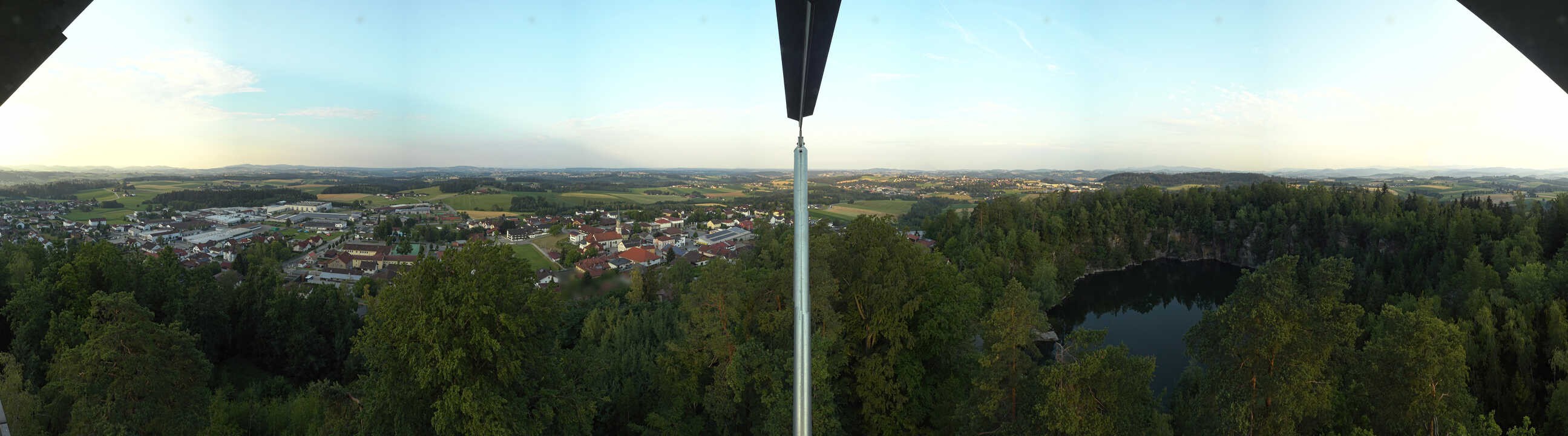 Archiv Foto Webcam Aussichtsturm am Steinbruch Büchlberg