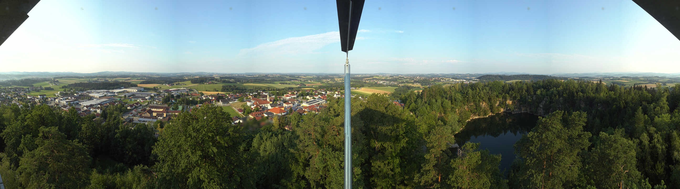 Archiv Foto Webcam Aussichtsturm am Steinbruch Büchlberg