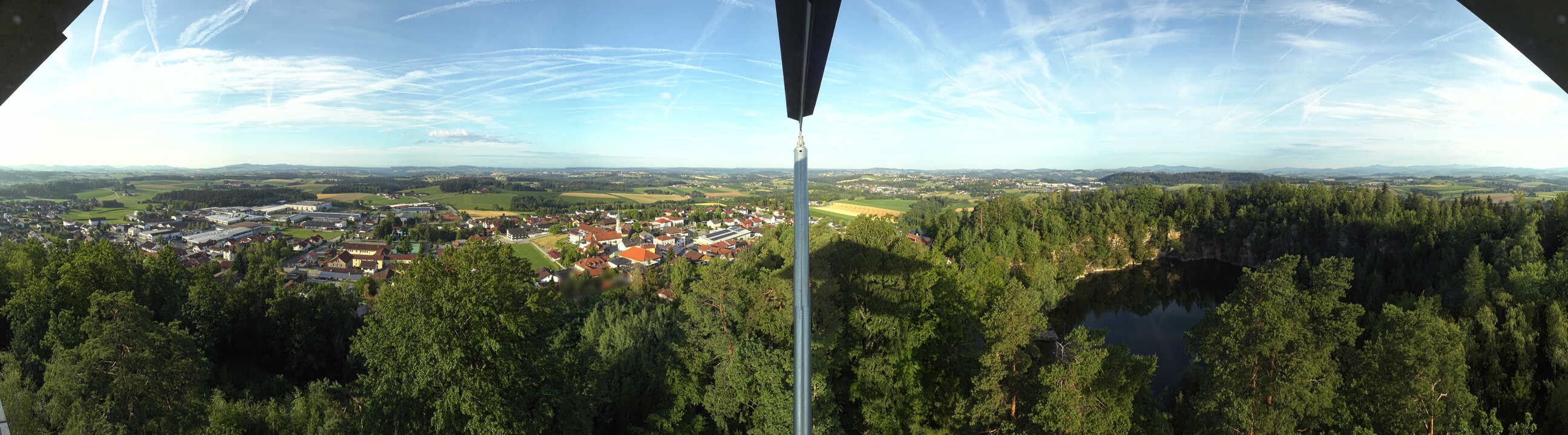 Archiv Foto Webcam Aussichtsturm am Steinbruch Büchlberg