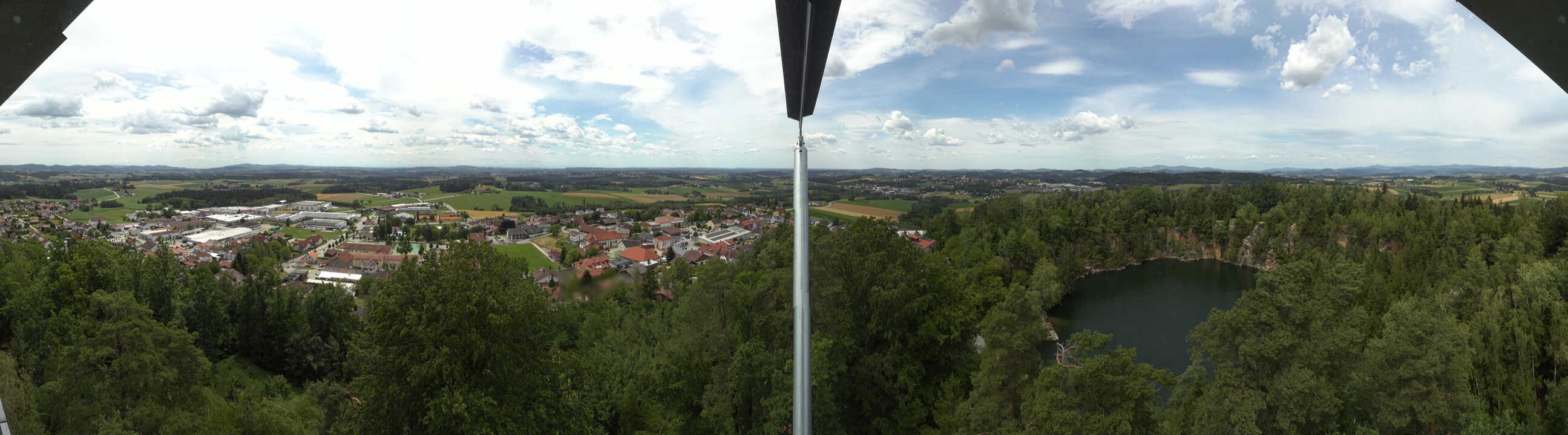 Archiv Foto Webcam Aussichtsturm am Steinbruch Büchlberg