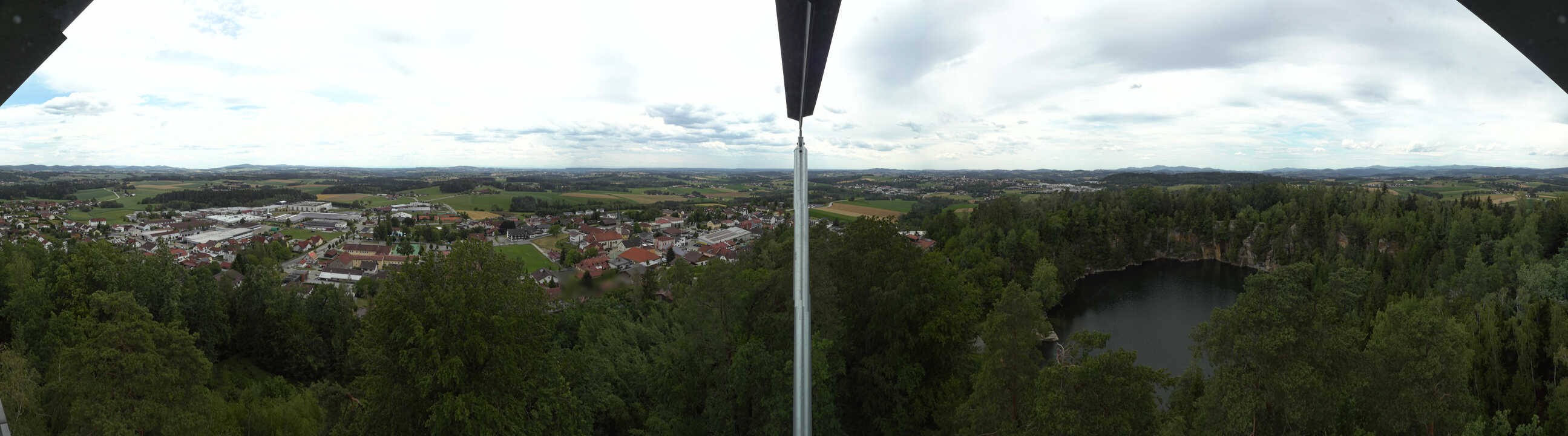 Archiv Foto Webcam Aussichtsturm am Steinbruch Büchlberg