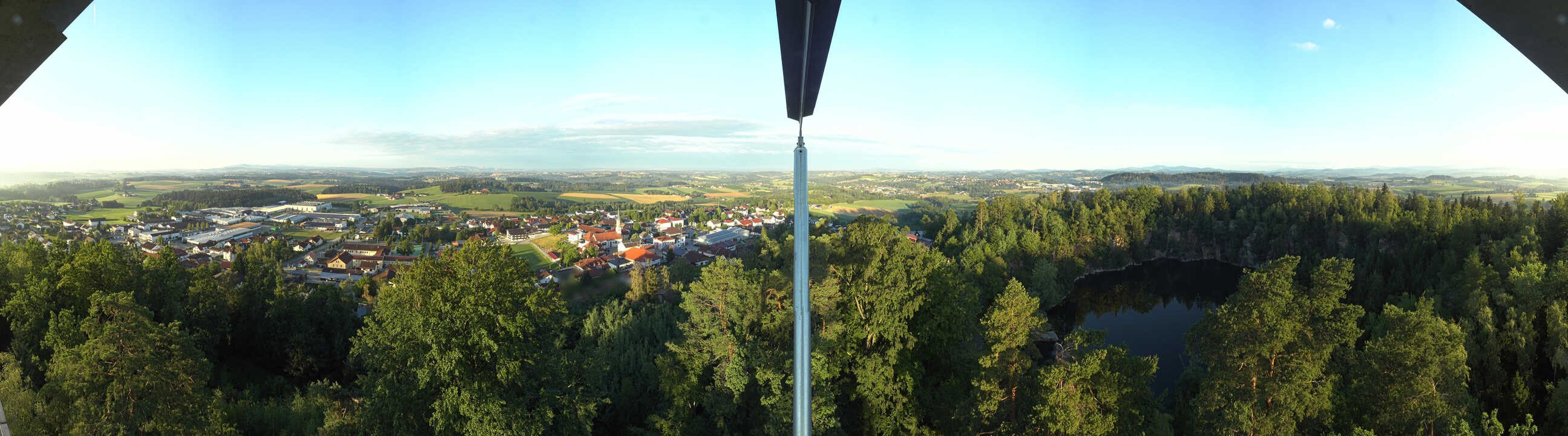 Archiv Foto Webcam Aussichtsturm am Steinbruch Büchlberg