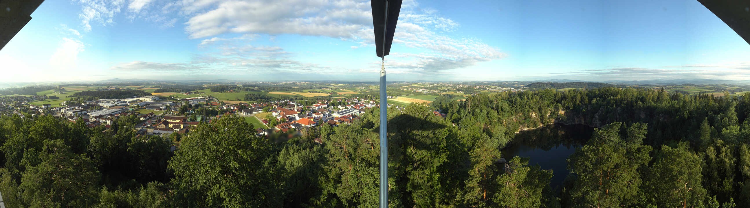 Archiv Foto Webcam Aussichtsturm am Steinbruch Büchlberg