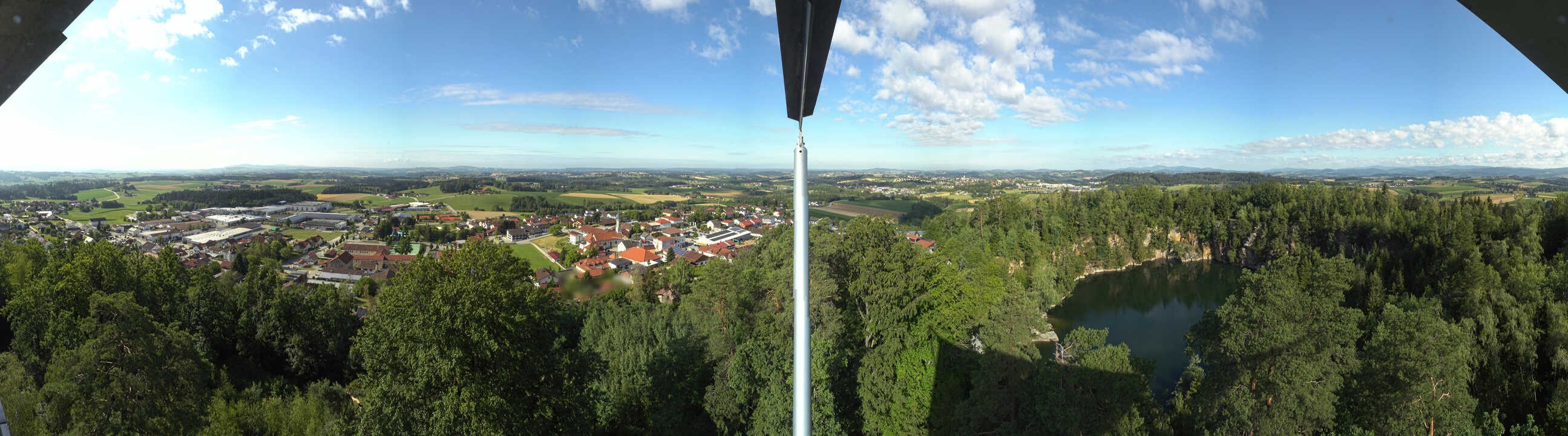Archiv Foto Webcam Aussichtsturm am Steinbruch Büchlberg