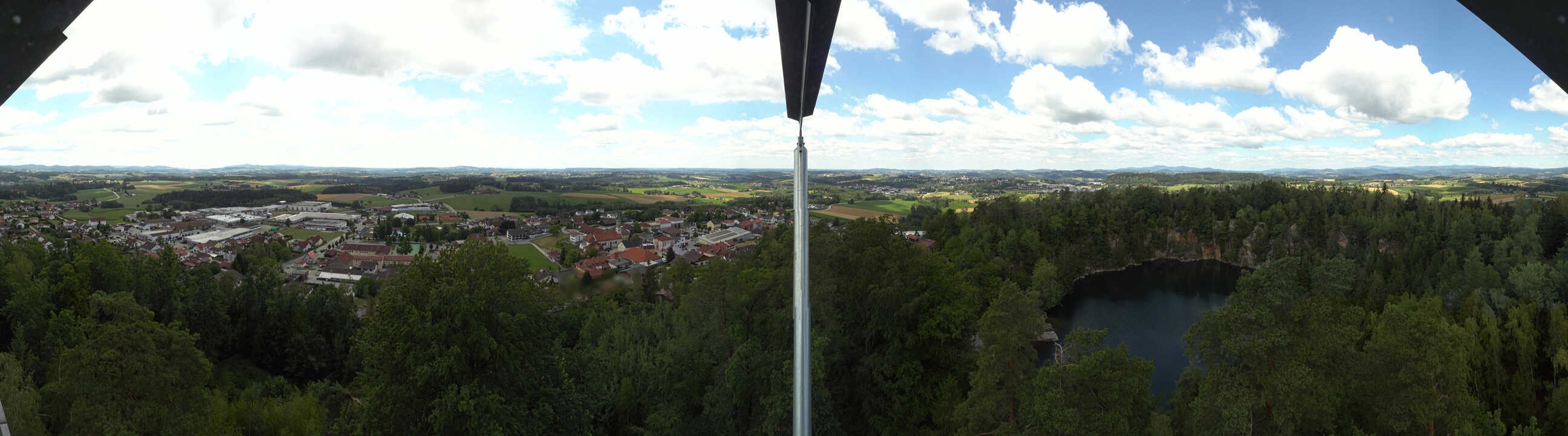 Archiv Foto Webcam Aussichtsturm am Steinbruch Büchlberg