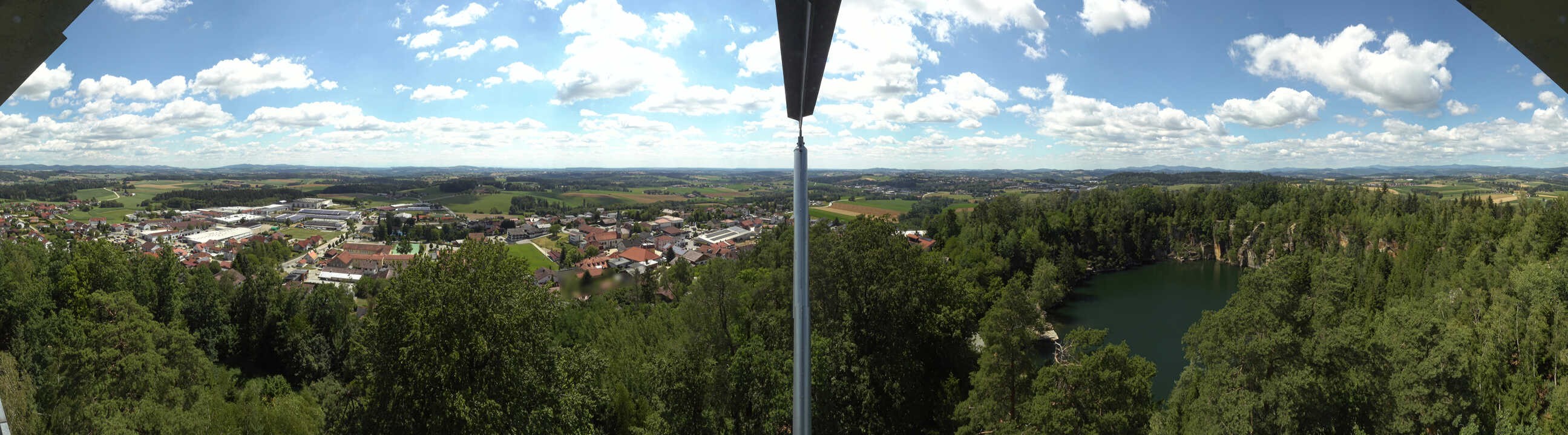 Archiv Foto Webcam Aussichtsturm am Steinbruch Büchlberg