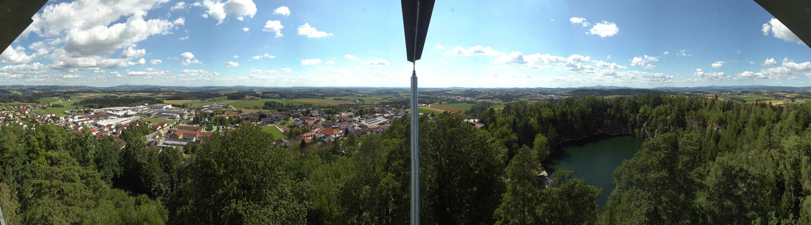Archiv Foto Webcam Aussichtsturm am Steinbruch Büchlberg