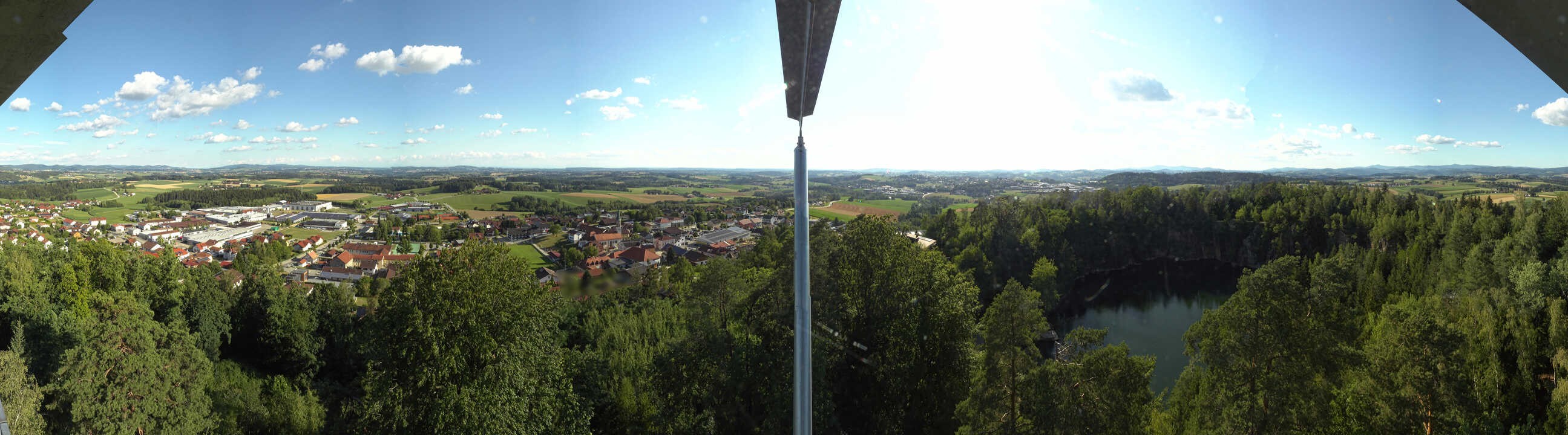 Archiv Foto Webcam Aussichtsturm am Steinbruch Büchlberg