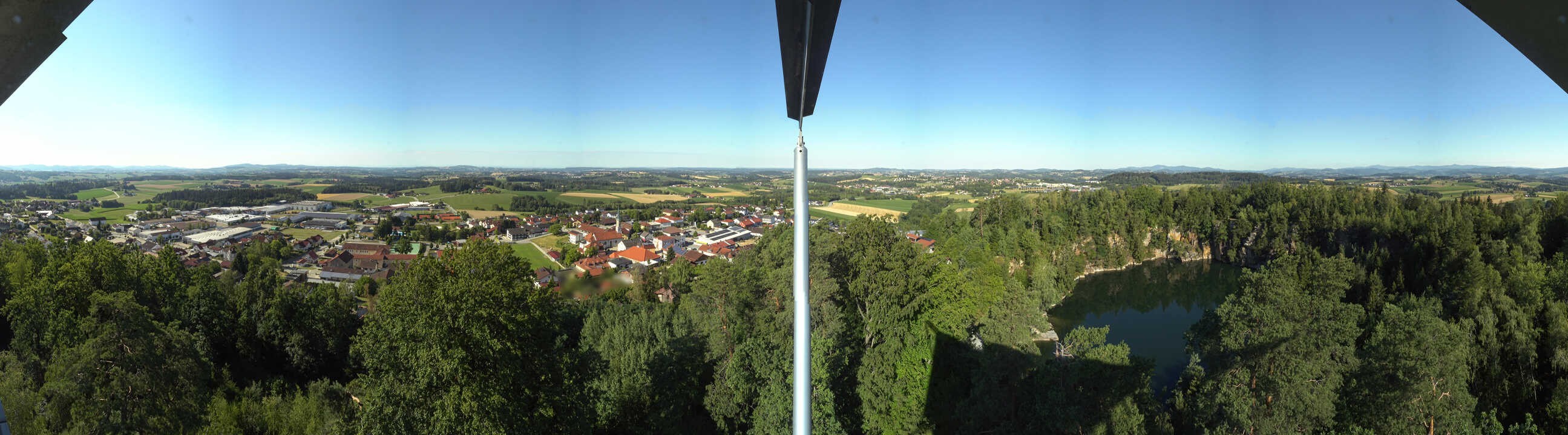Archived image Webcam Büchlberg - Lookout tower