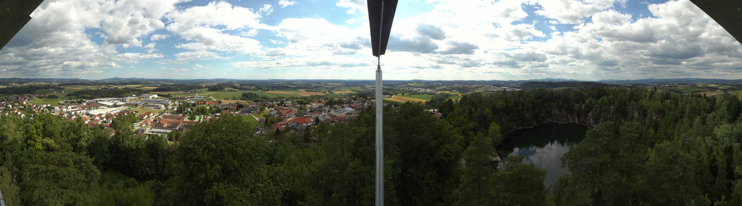 Archived image Webcam Büchlberg - Lookout tower